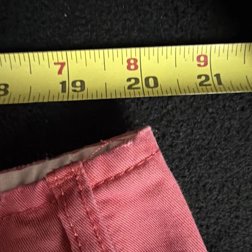Polo Jeans CO Mens Vintage Shorts 40 Distressed Pink 100% Cotton RL-67 PJC